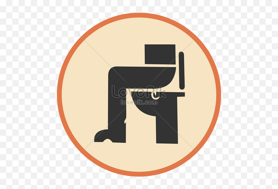 Toilet Sign With Man Icon Vector Graphics Imagepicture Free - Sewing Machine Png,Free Plumbing Icon