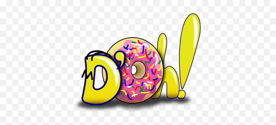 300 Free Doughnuts U0026 Donut Images - Os Simpsons Logo Png,The Simpsons Folder Icon