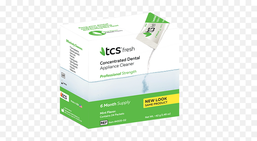 Tcs - Concentrated Dental Appliance Cleaner Horizontal Png,Tcs Icon