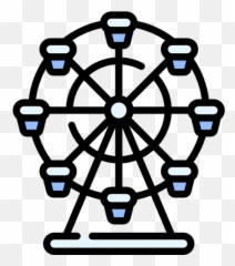 Ferris Wheel Vector Graphics Drawing Car - car png download Wheel Icon Png