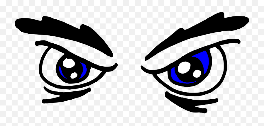 Scary Eyes Png Picture - Angry Eyes Clipart,Creepy Eye Png