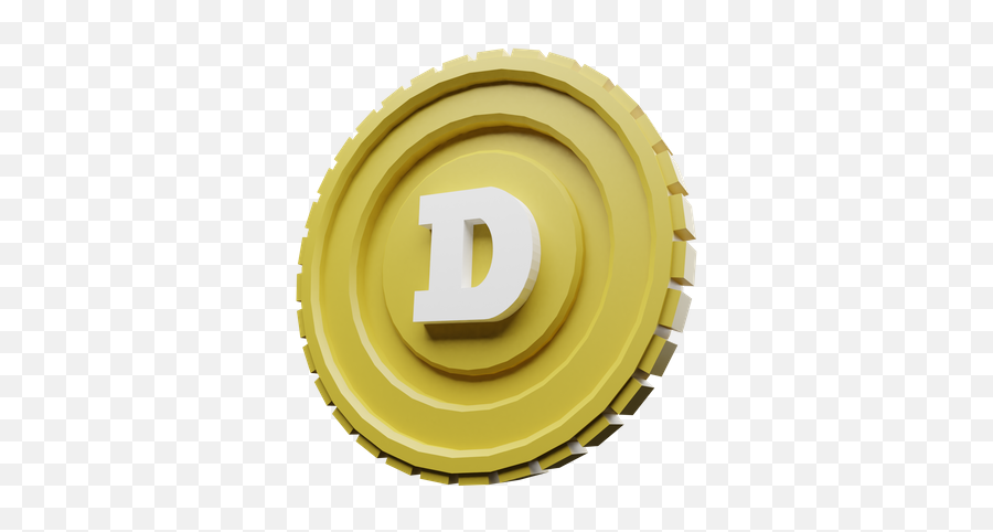 Doge Icon 3d Illustrations Designs Images Vectors Hd Graphics - Binance Smart Chain Logo 3d Png,Icon Image Graphics