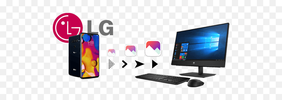 4 Ways How To Transfer Photos From Lg Phone Computer - Hp Pro One 400 G5 Png,Skout Notification Icon