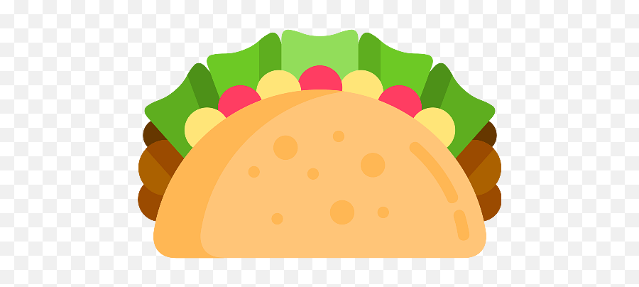 Colorful Mexican Taco Icon Transparent Png - Stickpng Tacos For Your Birthday,Mexican Icon