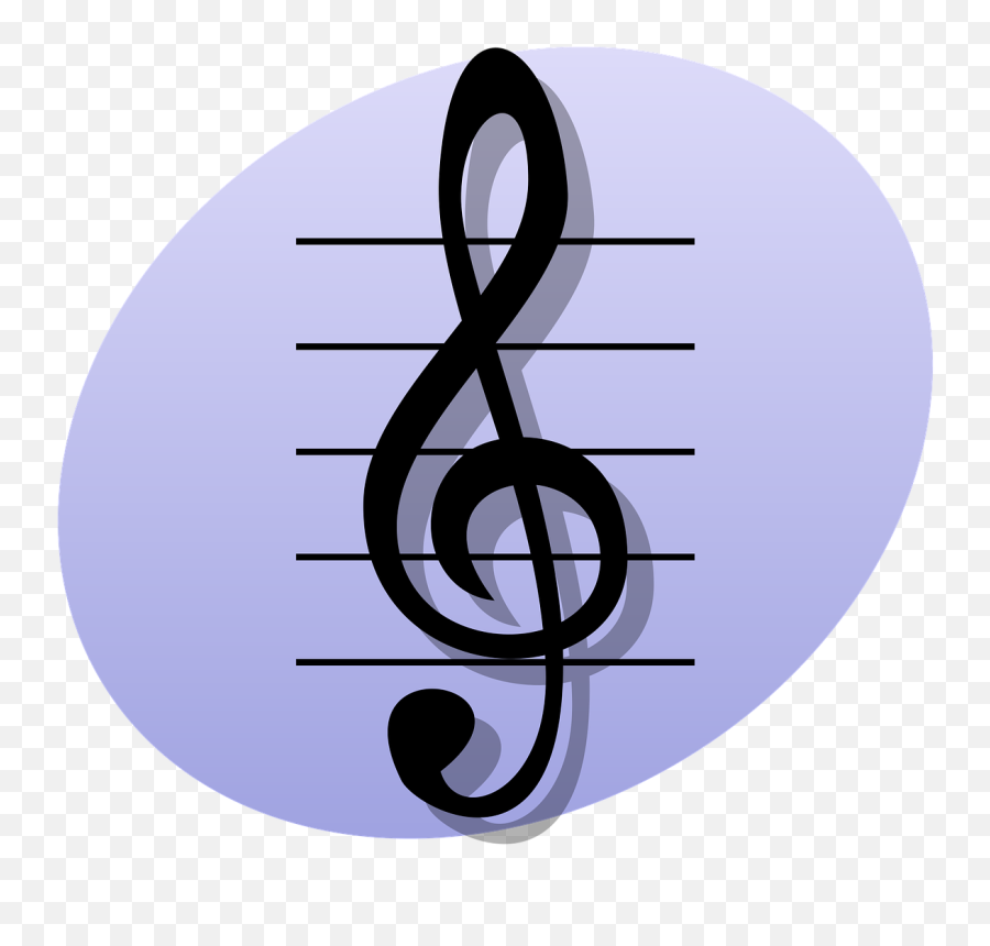 Treble Clef Png Music - Symbol At The Beginning Of Music,Treble Clef Transparent Background