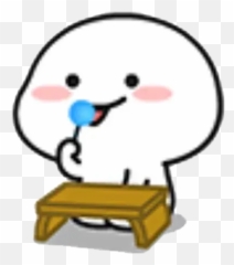 Lil Bean Table Whatsapp Stickers - Stickers Cloud Whatsapp Sticker Lil Bean Png,Cute Stickers Png