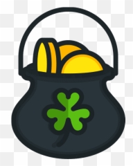 Irish Pot With Money - Canva png