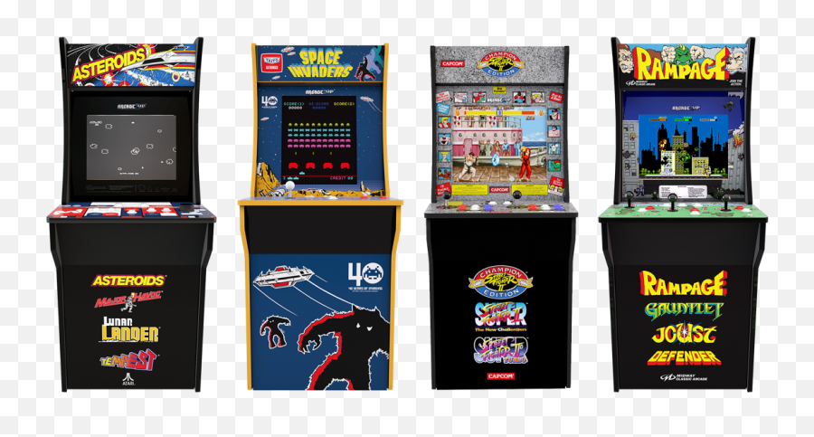 Bring Arcade Classics With A Cabinet Into Your Home - Arcade1up Rampage Png,Arcade Cabinet Png