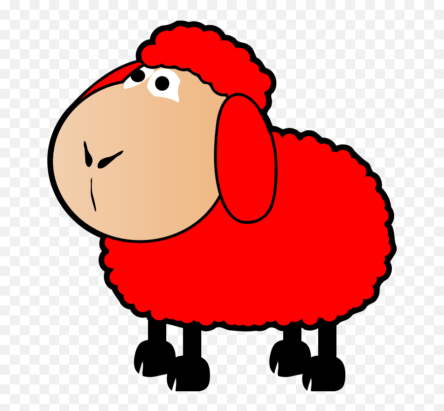 Red Sheep Png Svg Clip Art For Web - Download Clip Art Png Black Sheep Clip Art,Sheep Png