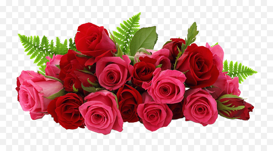 Red And Pink Roses Png Picture - Red Rose Flower Bouquet Png,Wedding Flowers Png
