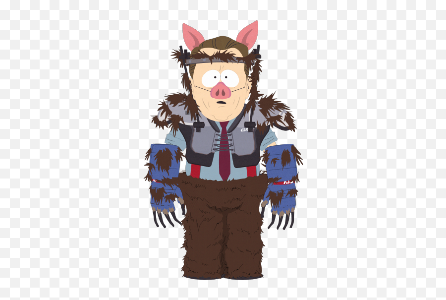 Alter Egos Al Gore Manbearpig Costume - Man Bear Pig Man Bear Pig Transparent Png,Pig Transparent