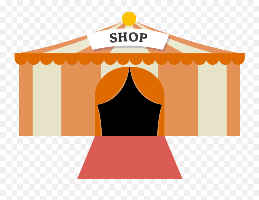 Download Hd Shop Tent 2 - Shop Tent Png Transparent Png Illustration,Tent Png