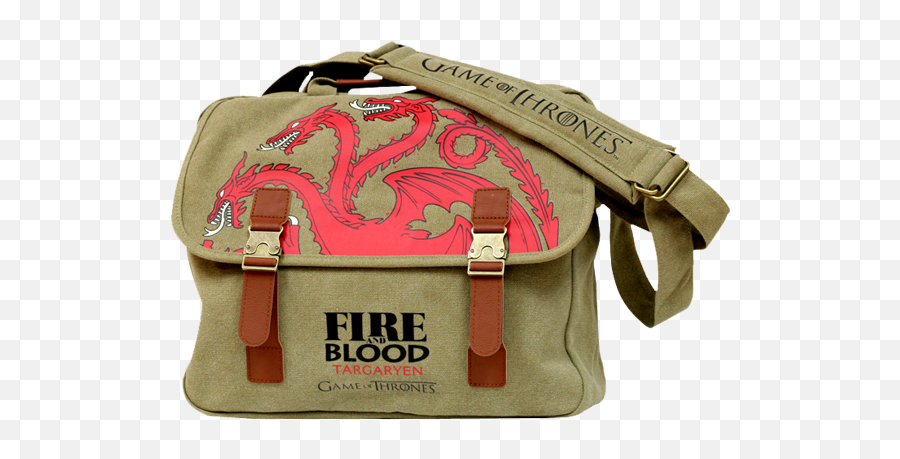 Targaryen Sigil Canvas Messenger Bag - Game Of Thrones Canvas Messenger Bag Png,Targaryen Sigil Png