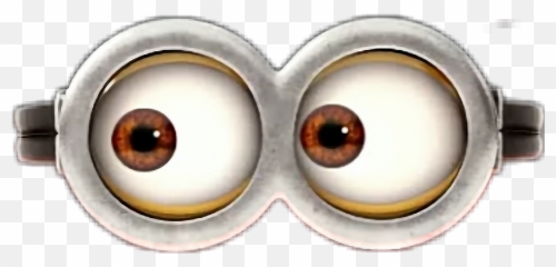 Minions Glasses Snap Snapchat - Eyes Png