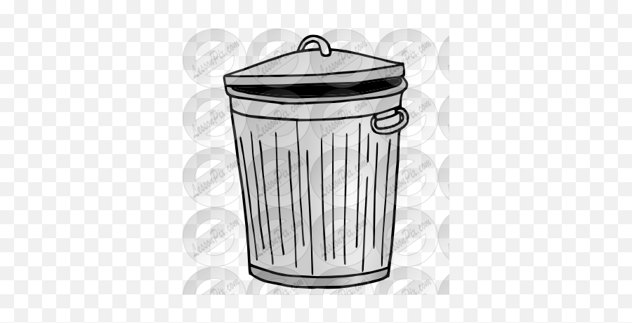 Lessonpix Mobile - Clip Art Png,Garbage Can Png
