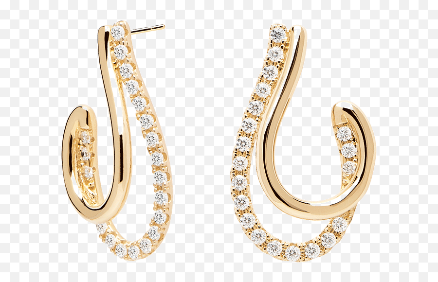 Buy Koy Gold Earrings - Pdpaola Pendientes Koko Png,Gold Earring Png