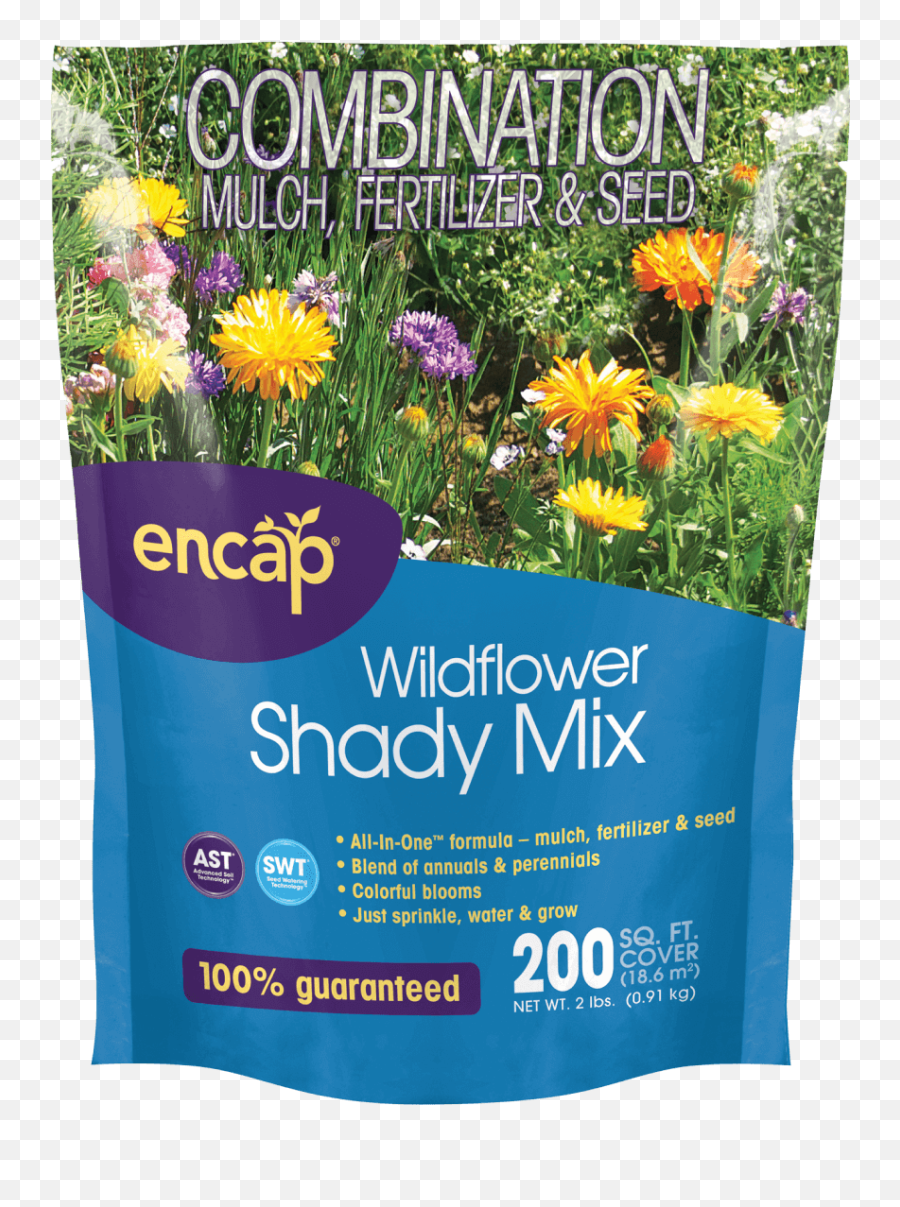 Wildflower Shady Mix - Seed Png,Mulch Png