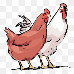Free Clipart Of A Chicken Hen And - Clip Art For Hens Png,Hen Png