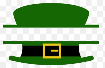 Leprechaun Hat Split 2 - Clip Art Png,Leprechaun Hat Png