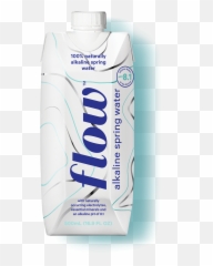 Flow Alkaline Spring Water - Original Png,100% Natural Png