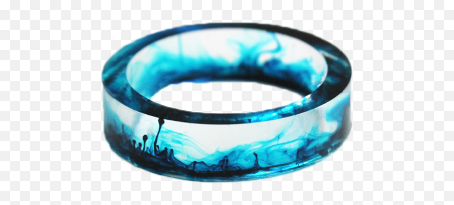 Blue Fog Waves Transparent Ring - Ring Full Size Png,Waves Transparent