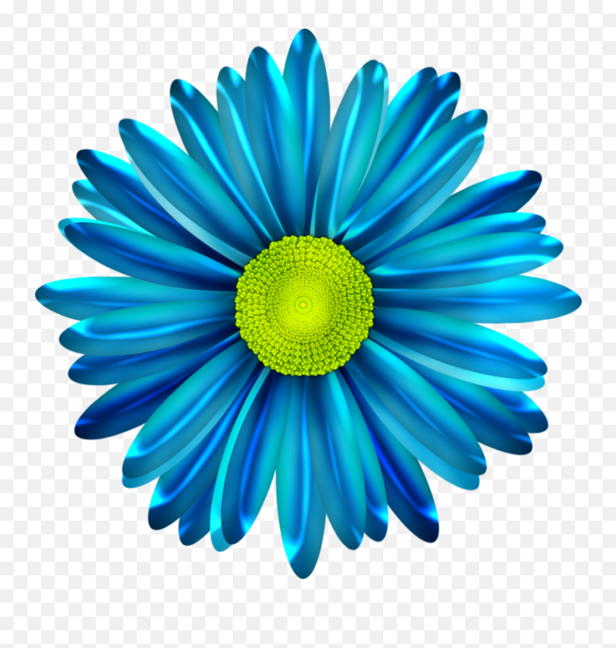 Daisies In Art - Blue Daisy Flower Png,Daisies Png