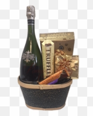 Segura Viudas Sparkling Wine Gift Basket - Bottle Stopper Saver Png,Easter Basket Png