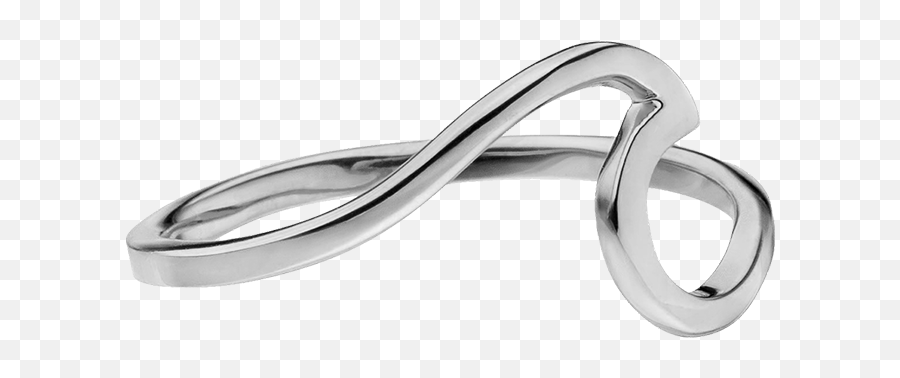 Wave Ring Silver - Silver Png,White Ring Png