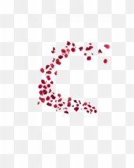 Falling Red Rose Petals Png Transparent - Flower Hd