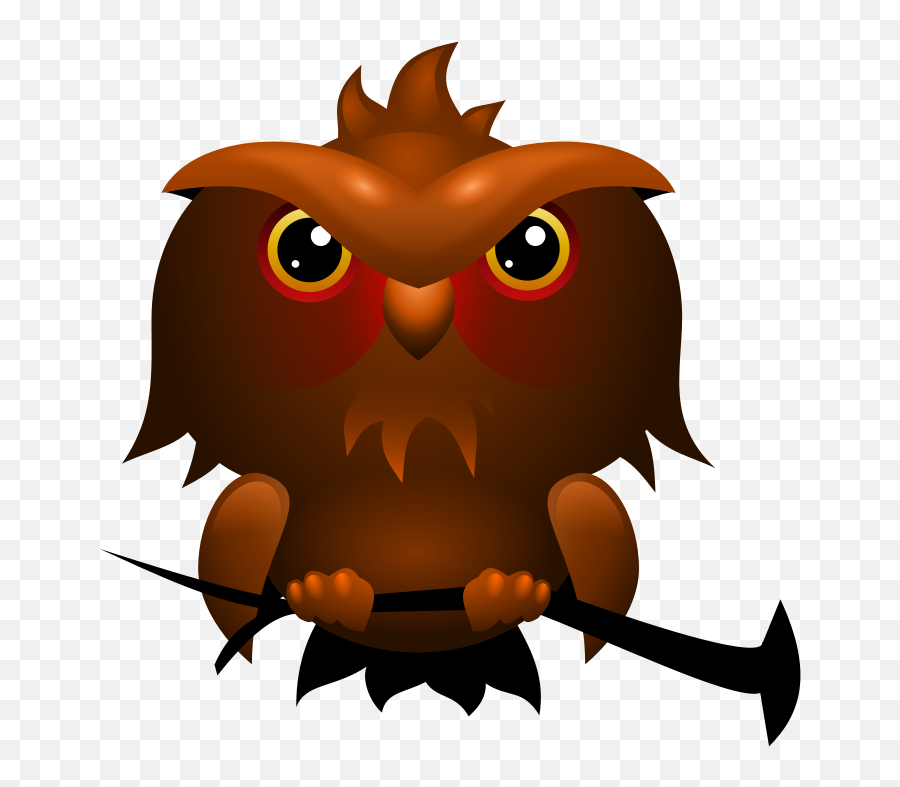 Owl Silhouette - Custom Cartoon Owl Mugs Transparent Png Bored Owl Cartoon Pic Black And White,Ovo Owl Png