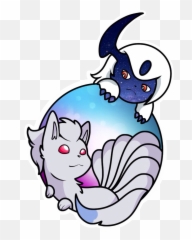 Cosmic Absol Shiny Ninetales - Absol And Ninetales Png,Absol Png