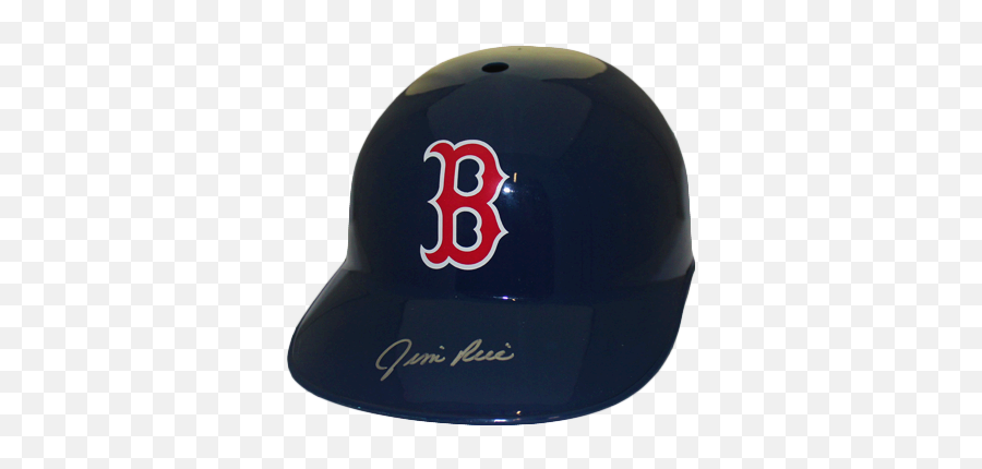 Jim Rice Autographed Boston Red Sox Full Size Souvenir Baseball Batting Helmet Jsa - Boston Red Sox B Png,Boston Red Sox Png