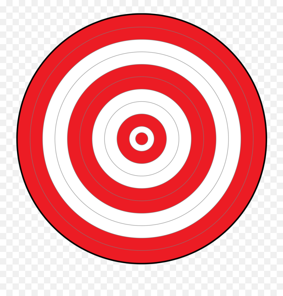 Free Red Bulls Eye Download Clip - Shooting Target Png,Bulls Eye Png