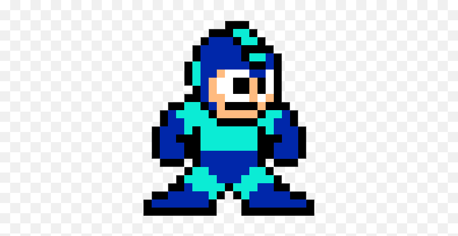 Download Megaman Pixel Art Minecraft - Pixel Video Game Characters Png,Video Game Character Png