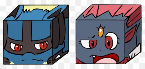 Lucario Weavile Cubes Com By Pikacshu - Fur Affinity Fictional Character Png,Weavile Png