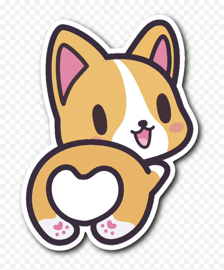 Pin - Kawaii Corgi Color Pages Png,Corgi Transparent