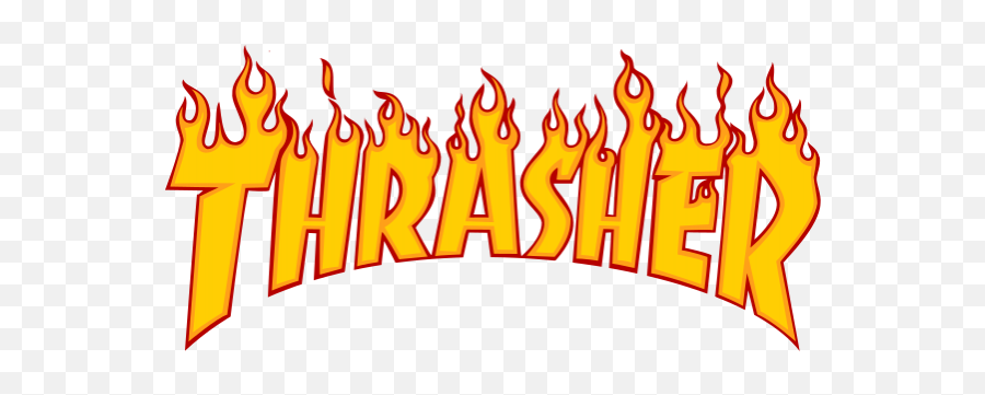 Logo Thrasher Png Transparent Images - Flame Thrasher Logo Transparent,Thrasher Logo Wallpaper