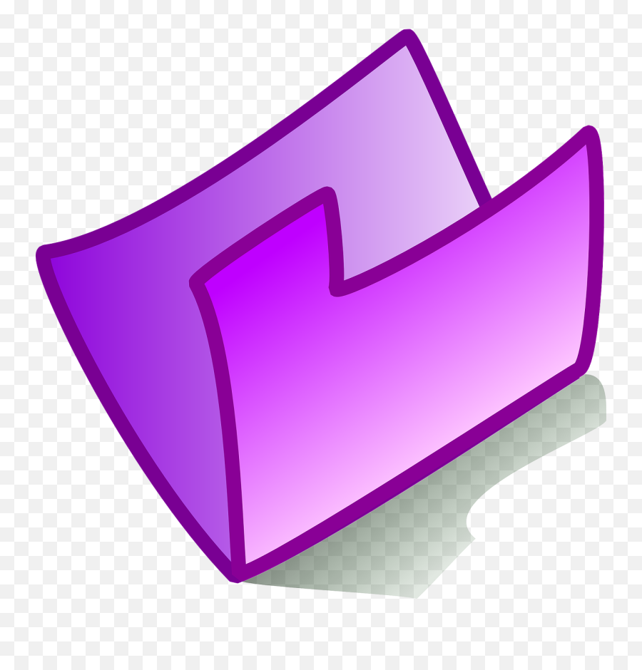 Folder Icon Purple - Free Vector Graphic On Pixabay Clipart Purple Folder Png,Pictures Folder Icon