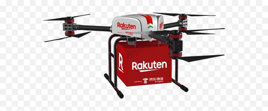 Unmanned Delivery Solutions To Be - Rakuten Delivery Drone Png,Rakuten Icon