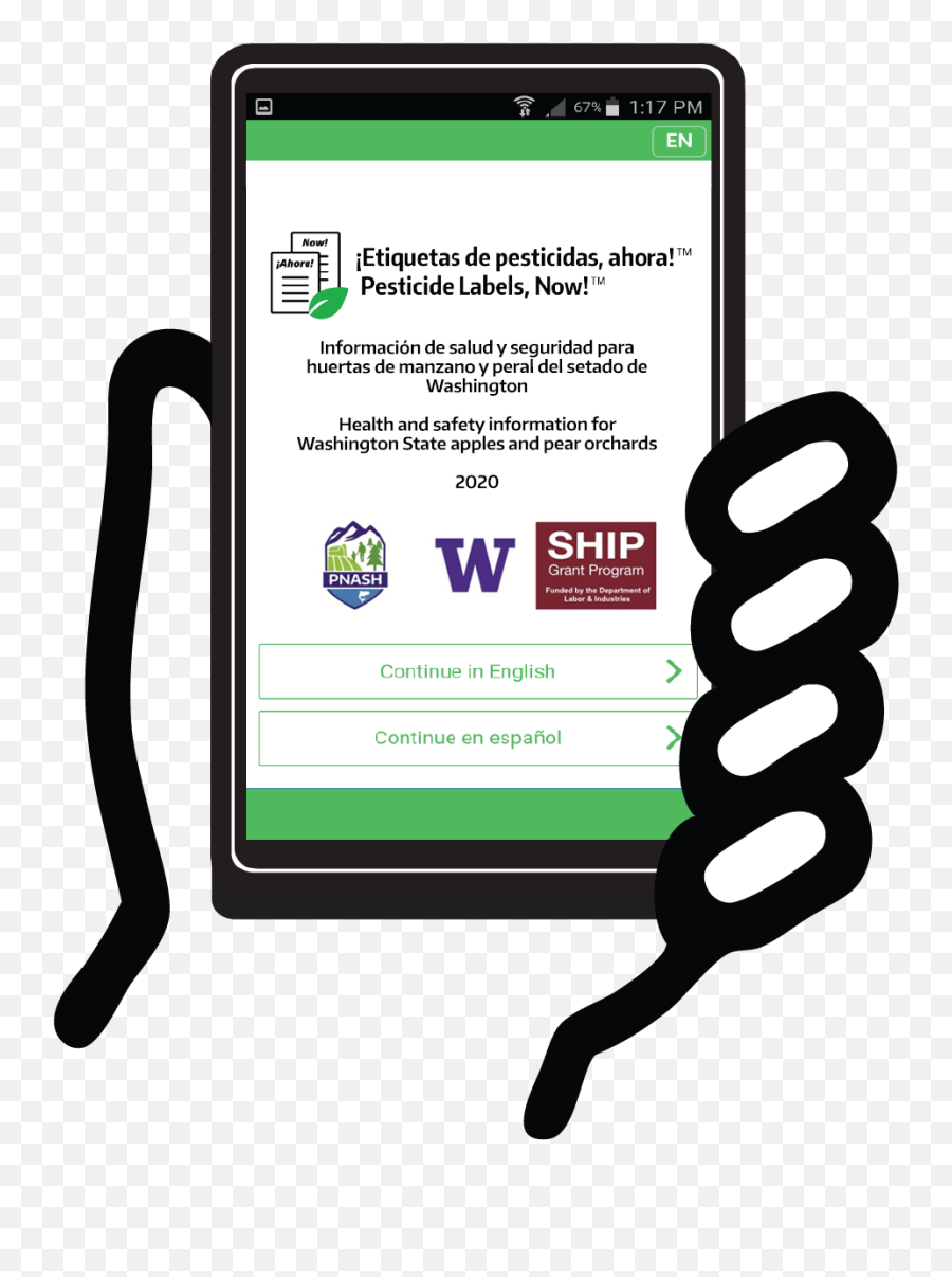 Etiquetas De Pesticidas Ahorapesticide Labels Now - Mobile Phone Png,Hand Mobile Icon