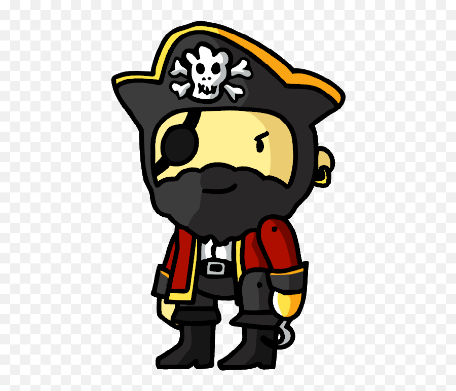 Scribblenauts Yarrr The Pirate - Scribblenauts Yarrr Png,Pirate Transparent