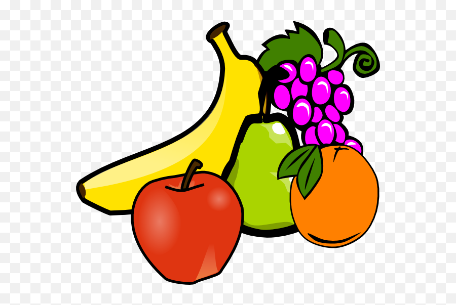 Free Transparent Fruit Cliparts - Fruit And Veg Clipart Png,Fruit Clipart Png