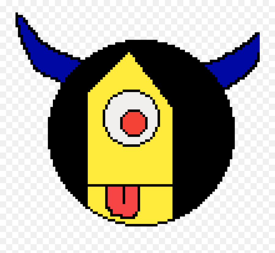 Download Devil Emoji - Club Full Size Png Image Pngkit Pixel Draw Yin Yang,Devil Emoji Png