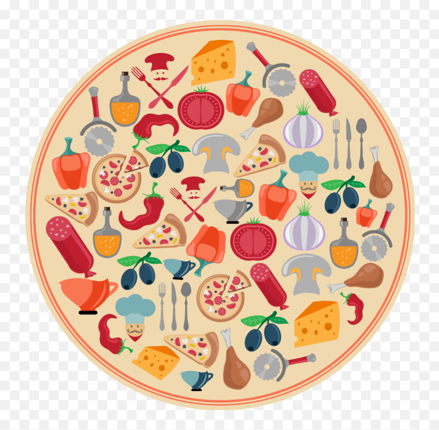 Icons Of Italian Food Teenage Rugs For Bedrooms Png Rug Icon