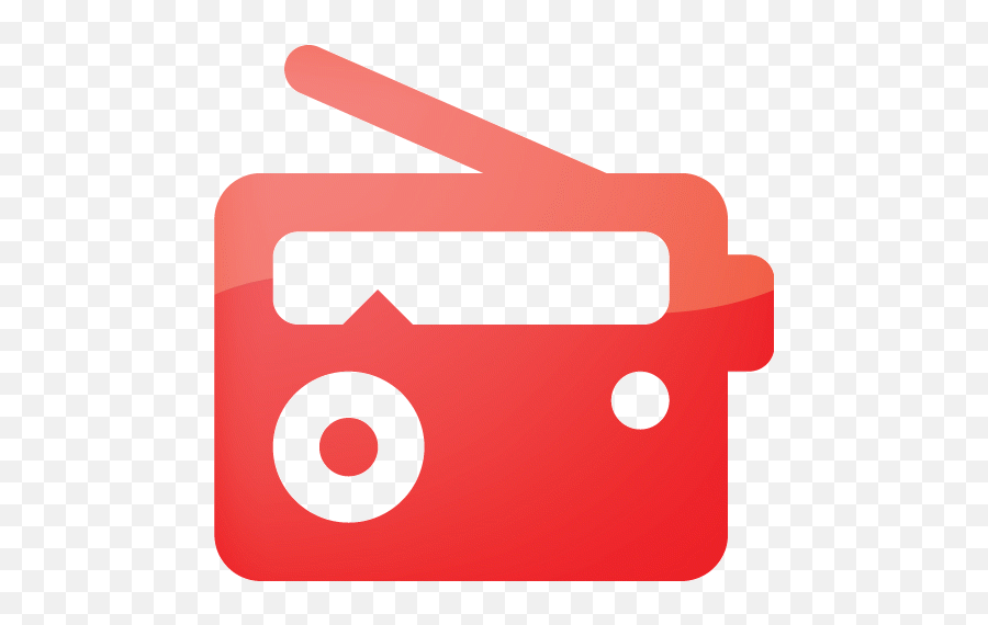 Web 2 Red Radio 4 Icon - Radio Icon Grey Png,Web Radio Icon
