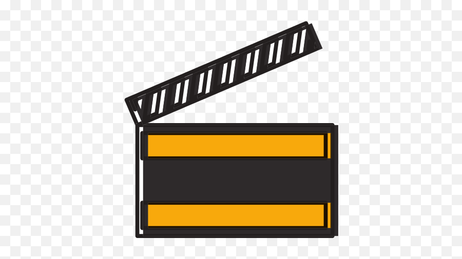 Movie Clapboard Symbol - Movie Clapboard Symbol 550x550 Horizontal Png,Clapboard Icon