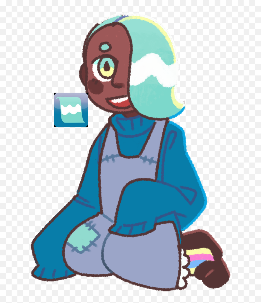 Pansexual Transgender Autistic - Sitting Png,Spinel Steven Universe Icon