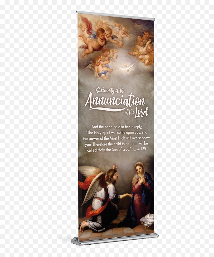 Solemnity Of The Annunciation Banner - Annunciation Png,Icon Of Annunciation