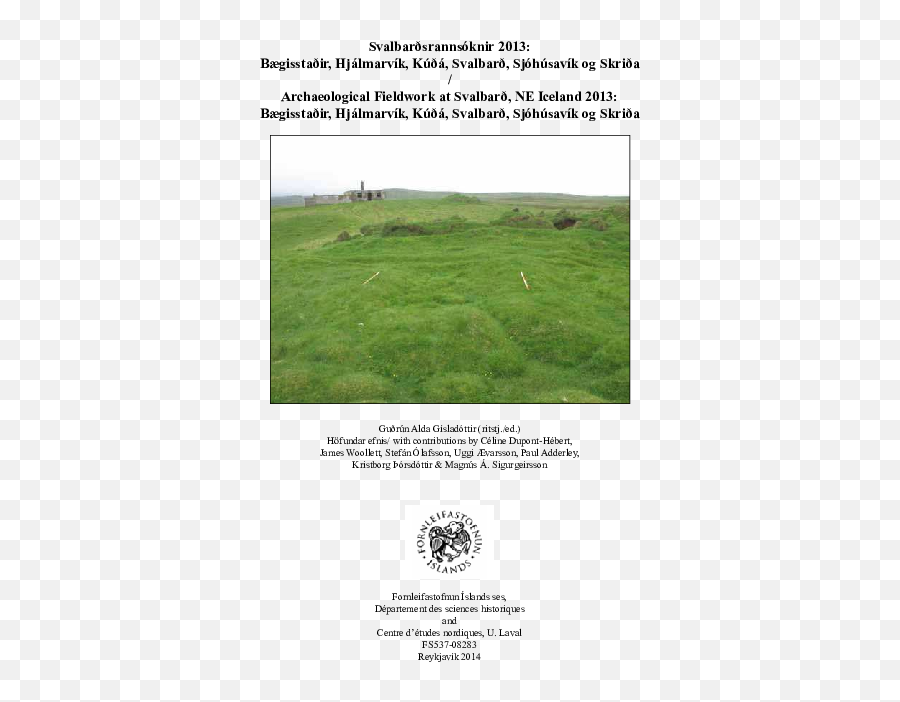 Pdf Svalbarðsrannsóknir 2013 Bægisstaðir Hjálmarvík Kúðá - Land Png,Icon Vf36