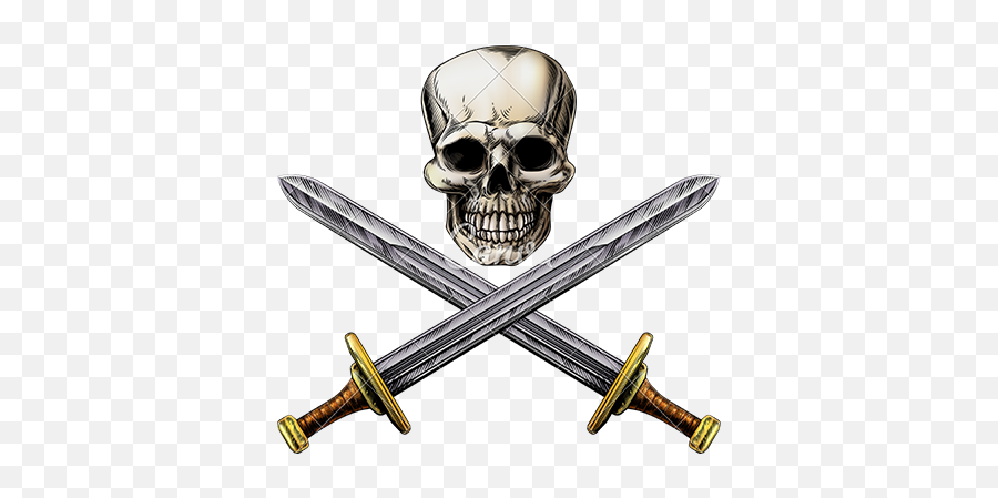Pirates Irc Game Map - Swords Crossing A Skull Png,Sword Pearl Icon